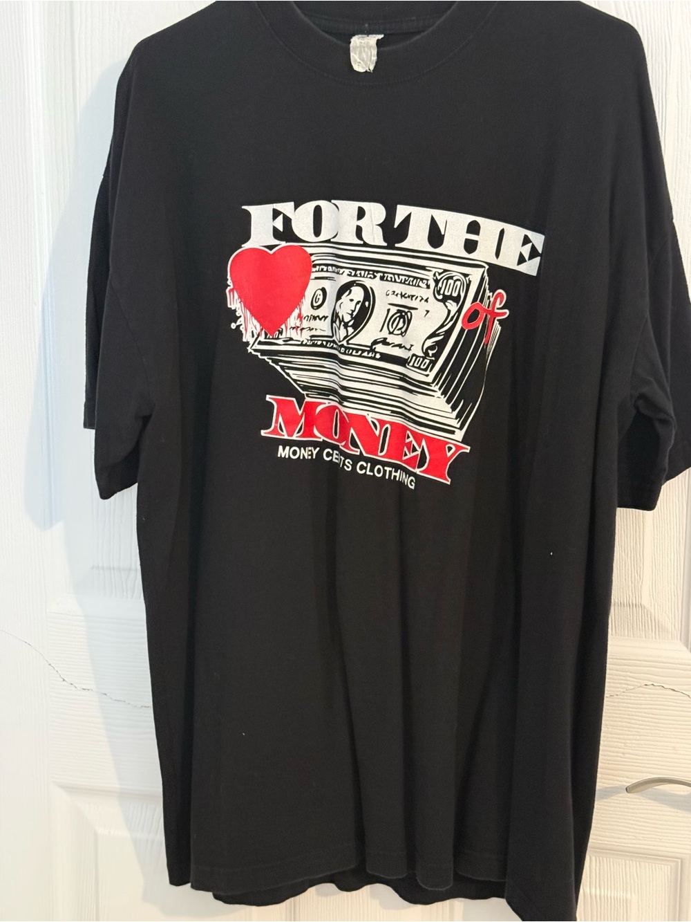 Money Cents Clothing For The Love Of Money Graphic Tee Black Size XL